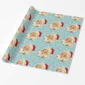 Sinterklaas met Peppermints Cadeaupapier (Uitgerold)