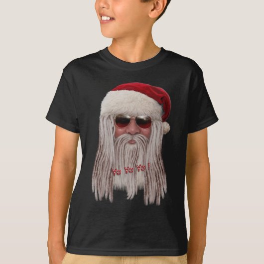 Sinterklaas met schaduwen en dreads t-shirt (Voorkant)