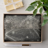  Sinterklaas met sneeuwvlokken Tissuepapier (Geschenk)