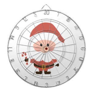 Sinterklaas met snoepriet cartoon dartbord
