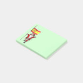 Sinterklaas met Spanje Post-it® Notes (Schuin)