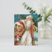  Sinterklaas met speelgoed briefkaart (Staand voorkant)