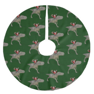 Sinterklaas met staart kerstboom rok