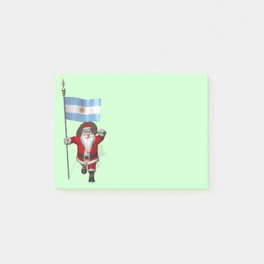 Sinterklaas met vertrek uit Argentinië Post-it® Notes (Voorkant)
