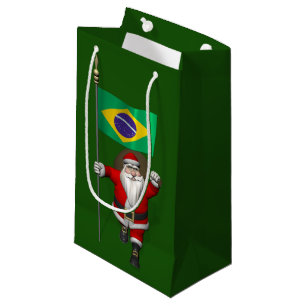 Sinterklaas met vertrek uit Brazilië Klein Cadeauzakje