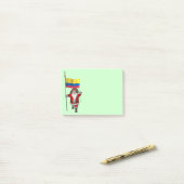 Sinterklaas met vertrek uit Colombia Post-it® Notes (Op bureau)