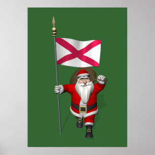 Sinterklaas met vertrek uit Noord-Ierland Poster