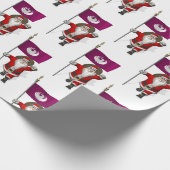 Sinterklaas met vlag van Phoenix Cadeaupapier (Hoek)