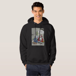 Sinterklaas met zwarte hals hoodie