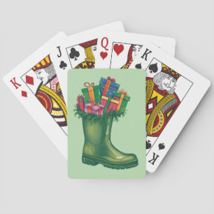 Sinterklaas' Nieuwe Laarzen Pokerkaarten