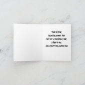 Sinterklaas of Halloween Wenskaart Kaart (Binnen)