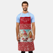 Sinterklaas' officiële cookie beslag proever schort (Gedragen)