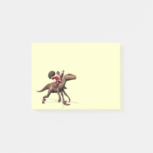 Sinterklaas op Deinonychus Post-it® Notes (Voorkant)