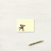 Sinterklaas op Deinonychus Post-it® Notes (Op bureau)