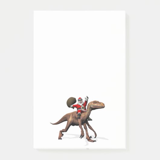 Sinterklaas op Deinonychus Post-it® Notes (Voorkant)