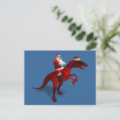 Sinterklaas op Dino Feestdagenkaart (Staand voorkant)