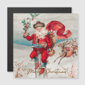 Sinterklaas op een pennige boerderij met rendier (Voorkant / Achterkant)