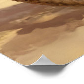 Sinterklaas op het strand, Vrolijk kerstfeest! Poster (Hoek)