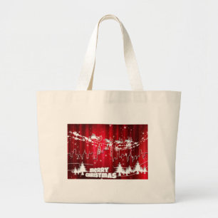 Sinterklaas op het werk grote tote bag