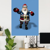 Sinterklaas op kerstdag poster (Thuiskantoor)