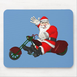 Sinterklaas op motortrede muismat
