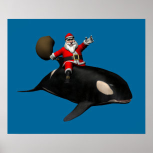 Sinterklaas op Orca Poster