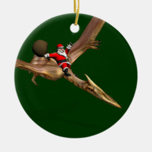 Sinterklaas op Quetzalcoatlus Keramisch Ornament