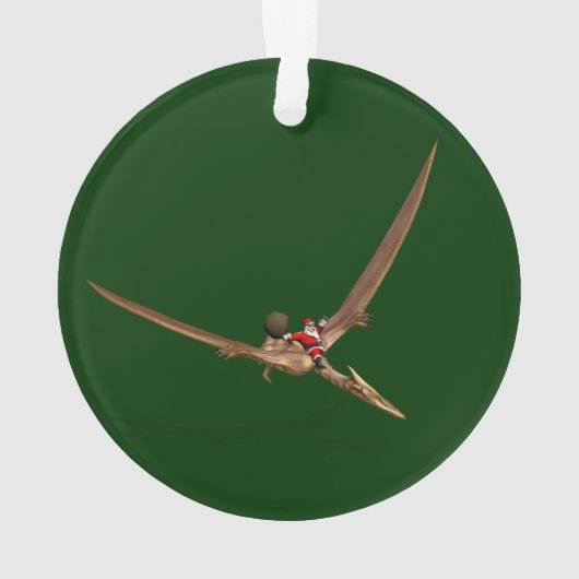 Sinterklaas op Quetzalcoatlus Ornament (achterkant)