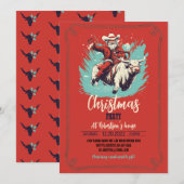 Sinterklaas op Rodeo Bull rijden Kaart (Voorkant / Achterkant)