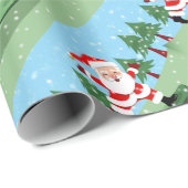 Sinterklaas op skateboard cadeaupapier (Rol Hoek)