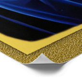 Sinterklaas, orthodox Slavisch icoon Poster (Hoek)