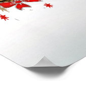 Sinterklaas Poster voor prettige kerstdagen (Hoek)