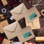  Sinterklaas rendieren retour adres label