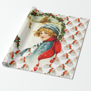 SINTERKLAAS & RETRO KERSTCADEAUVERPAKKING CADEAUPAPIER