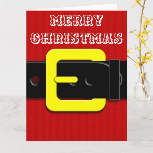 Sinterklaas riem kaart (Gele Bloem)