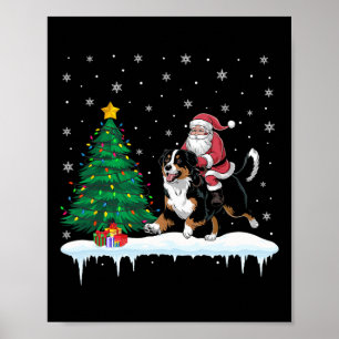 Sinterklaas Rijden Berner Sennenhond Jongens Meisj Poster