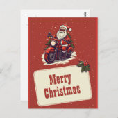 Sinterklaas rijden op de Cartoon Briefkaart (Voorkant / Achterkant)