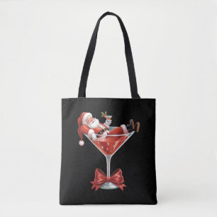 Sinterklaas' Rommelige Kerst Martini Grappige Sint Draagtas