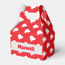 Sinterklaas rood bedankdoosjes