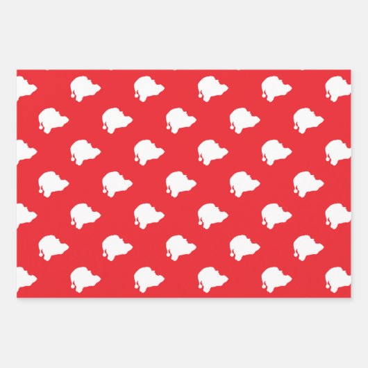 Sinterklaas rood inpakpapier vel (Voorkant 2)