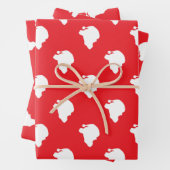 Sinterklaas rood inpakpapier vel (In situ)