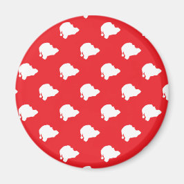 Sinterklaas rood magneet