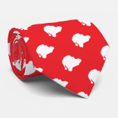 Sinterklaas rood stropdas (Opgerold)