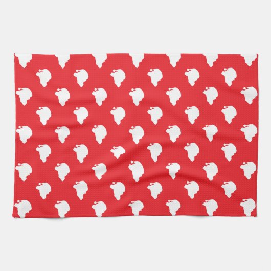 Sinterklaas rood theedoek (Horizontaal)