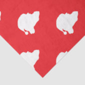 Sinterklaas rood tissuepapier (Detail)