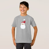 Sinterklaas, Santa Hat, Winking Santa, Kerstmis T-shirt (Voorkant volledig)