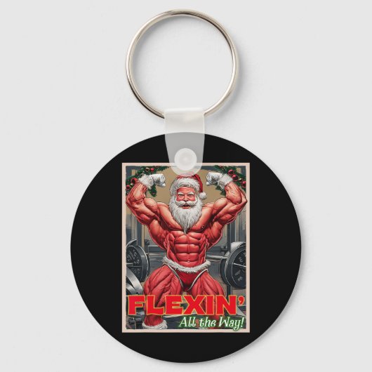 Sinterklaas Sinterklaas Flexin helemaal pomp G Sleutelhanger (Voorkant)