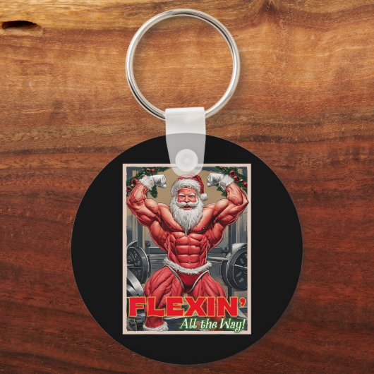 Sinterklaas Sinterklaas Flexin helemaal pomp G Sleutelhanger (Voorkant)