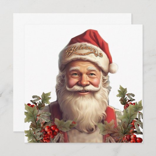 Sinterklaas Sinterklaas Kerstmis Kaart (Voorkant / Achterkant)