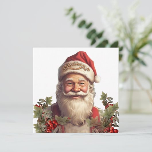 Sinterklaas Sinterklaas Kerstmis Kaart (Staand voorkant)